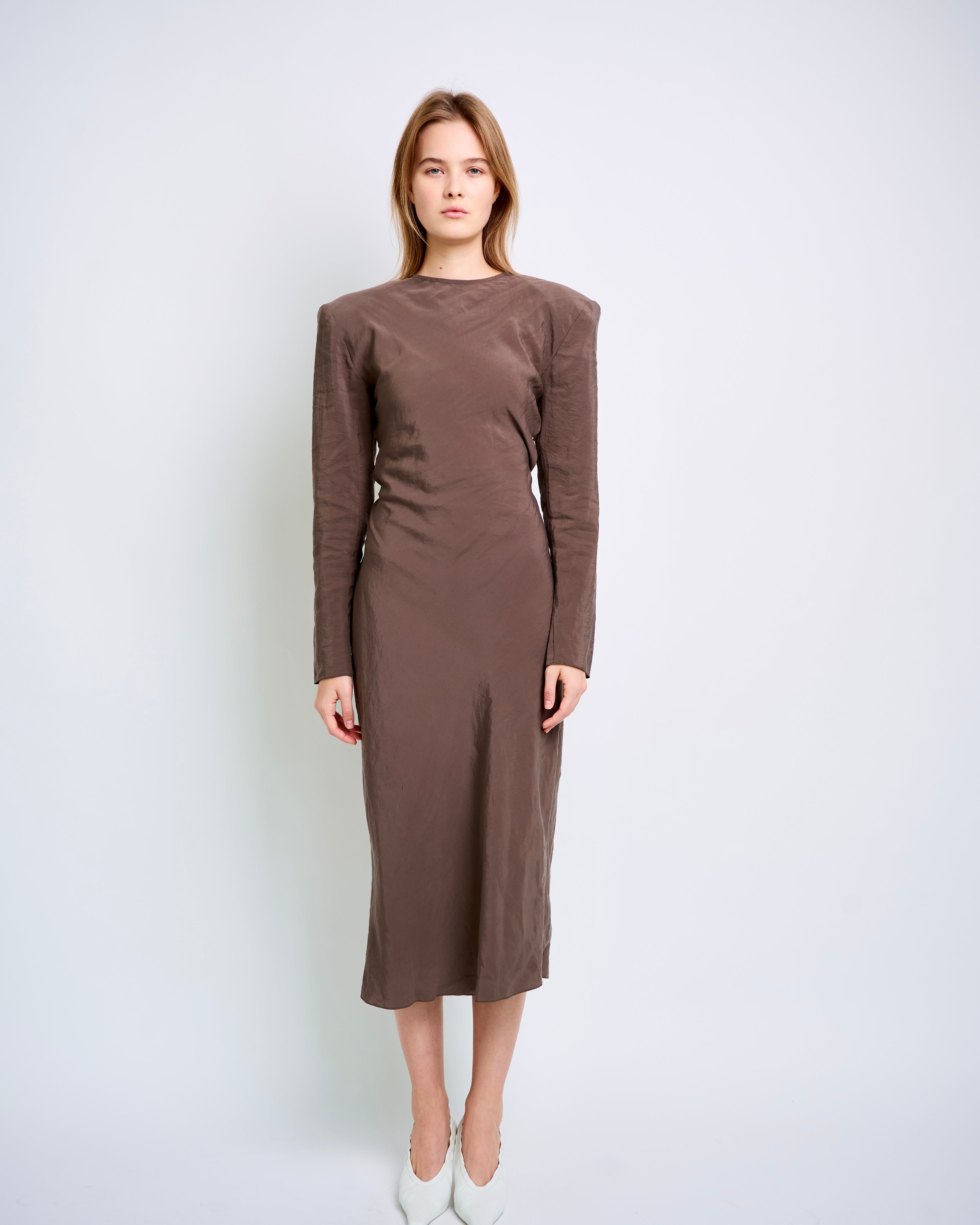 Femme Forte Dress Brown