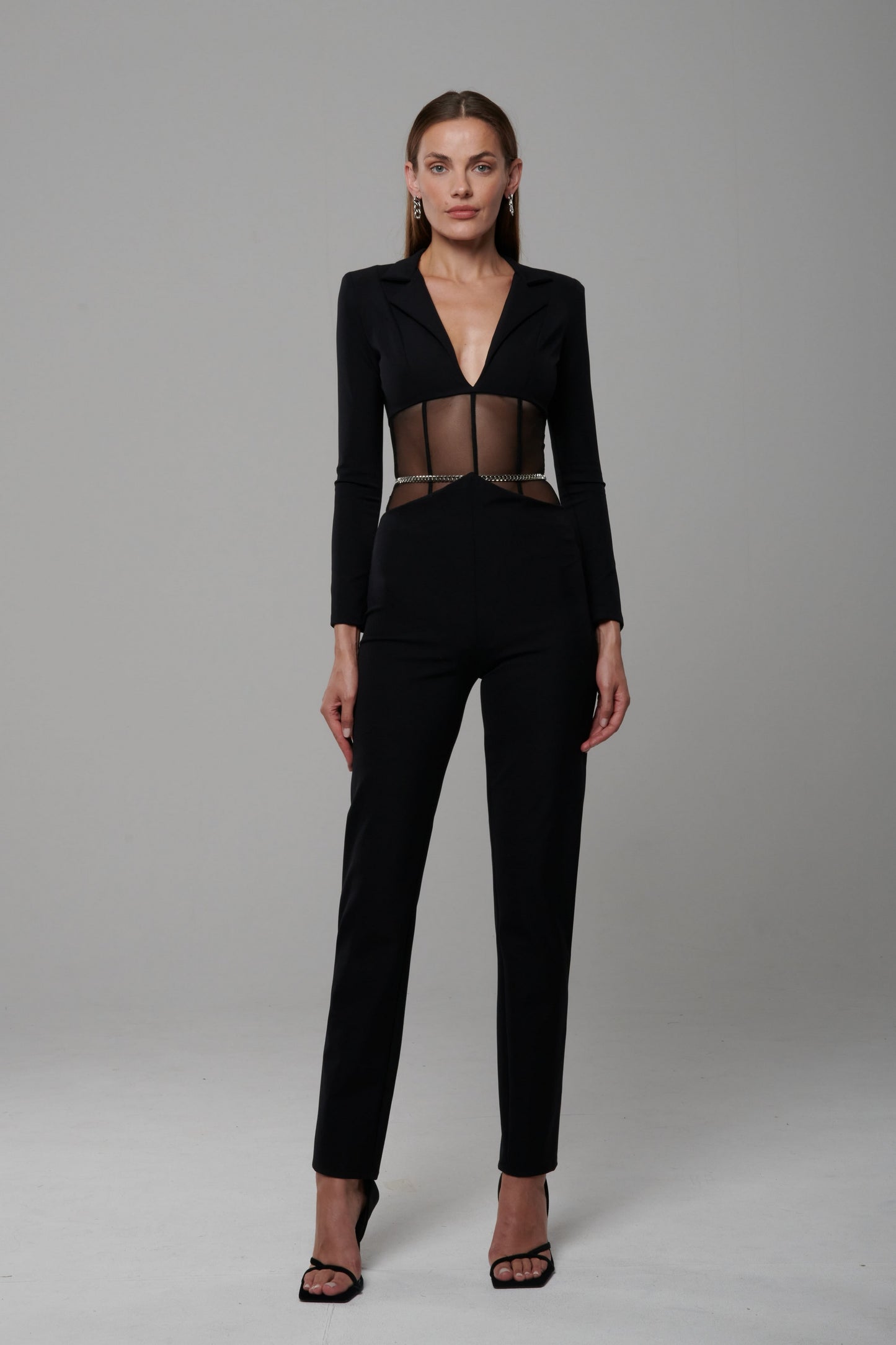 Chic At Every Age Featuring An Amazing Over-Sized Blazer  Lace bodysuit  outfit, Body suit outfits, Black lace bodysuit