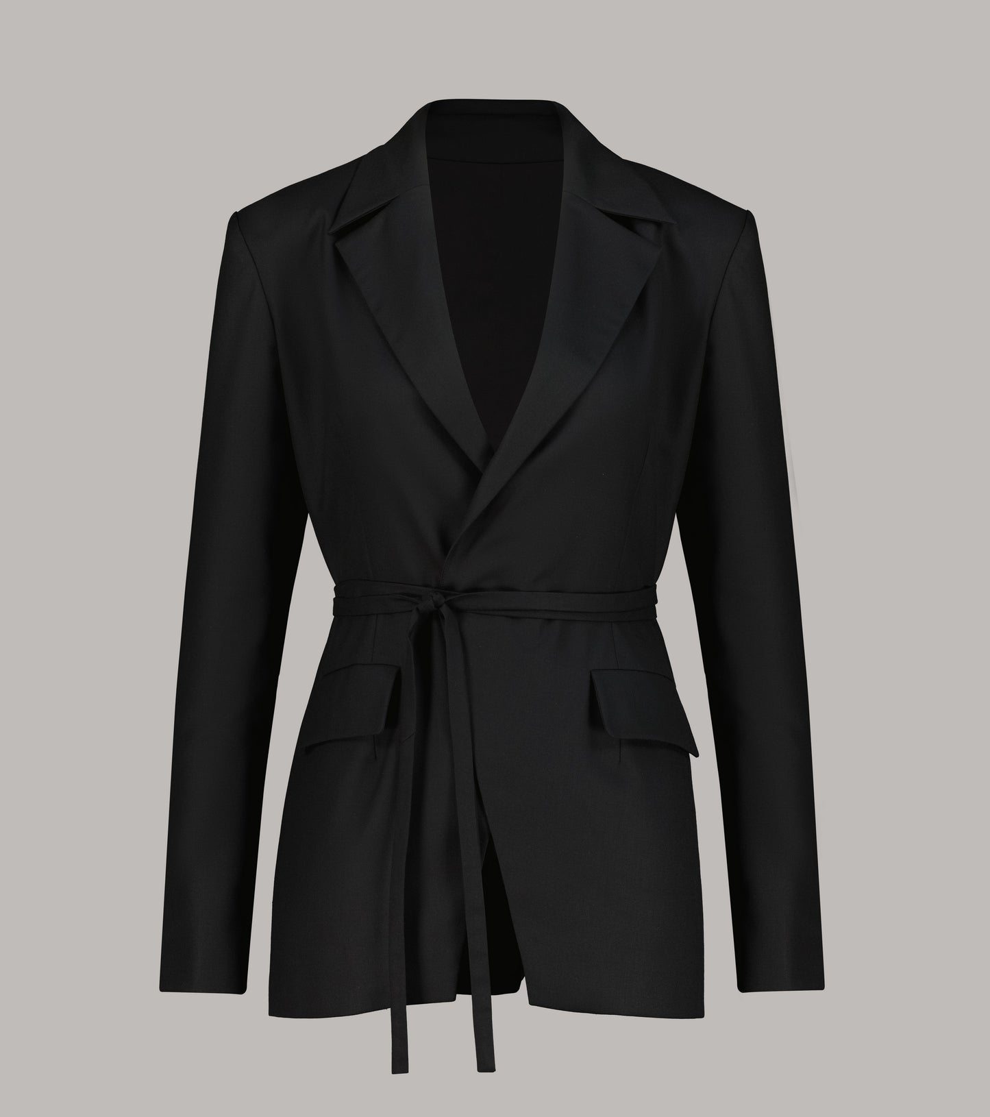 Fitted Blazer with Cut Out Sleeves